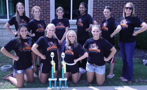 Georgetown College Tiger Dancers won two trophies this past summer at camp.