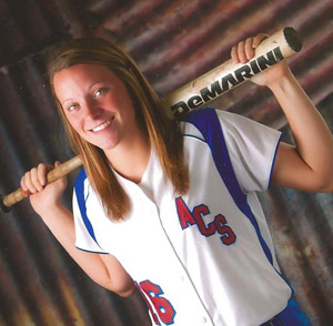Sandy Young, catcher for 2011 state champion Allen County Scottsville, signs with Georgetown College.