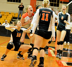 Tigers start national tournamnet pool-play Nov. 27 against IU East. Photo by Richard Davis