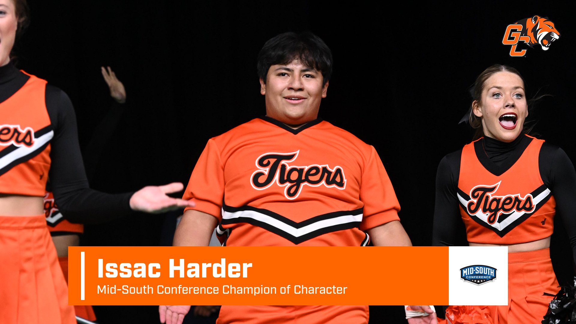 Isaac Harder Named to the Mid-South Conference Champion of Character Team