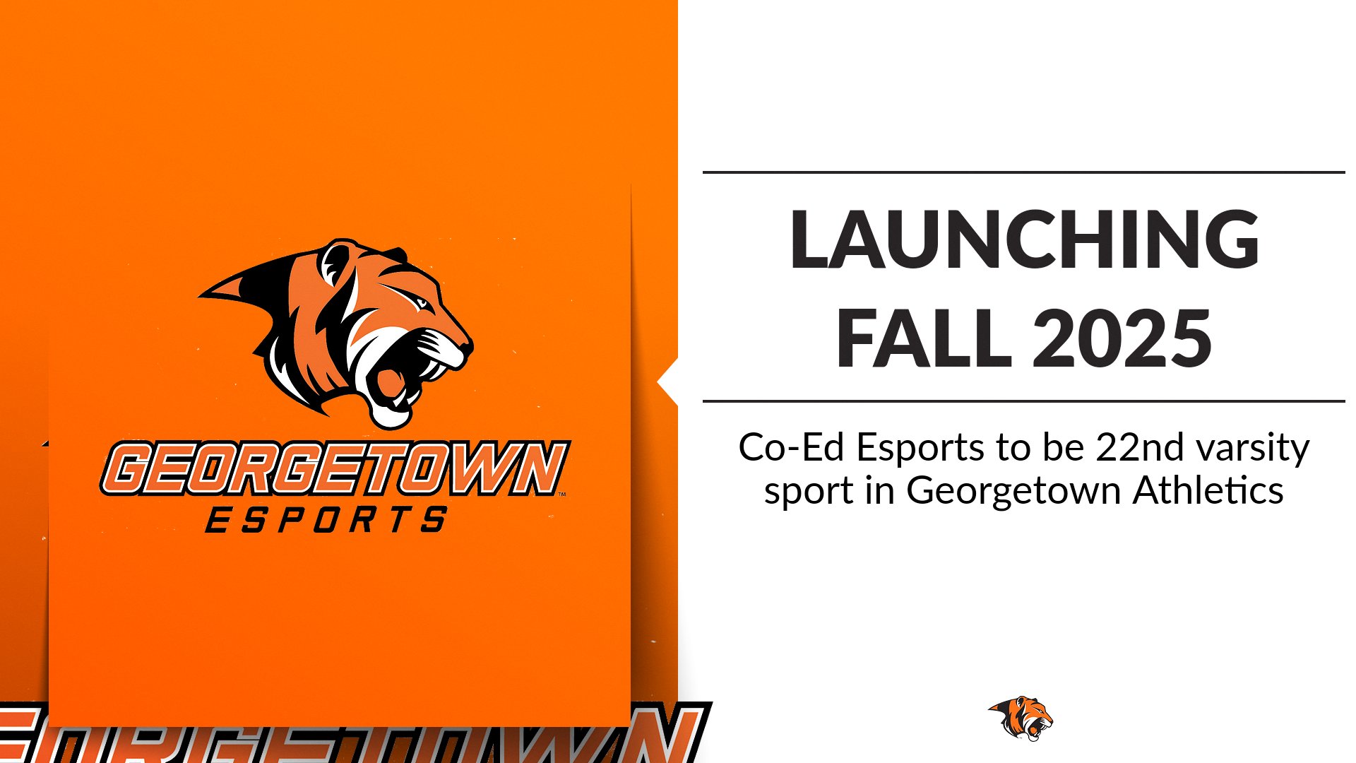 Georgetown announces launch of Esports for Fall 2025