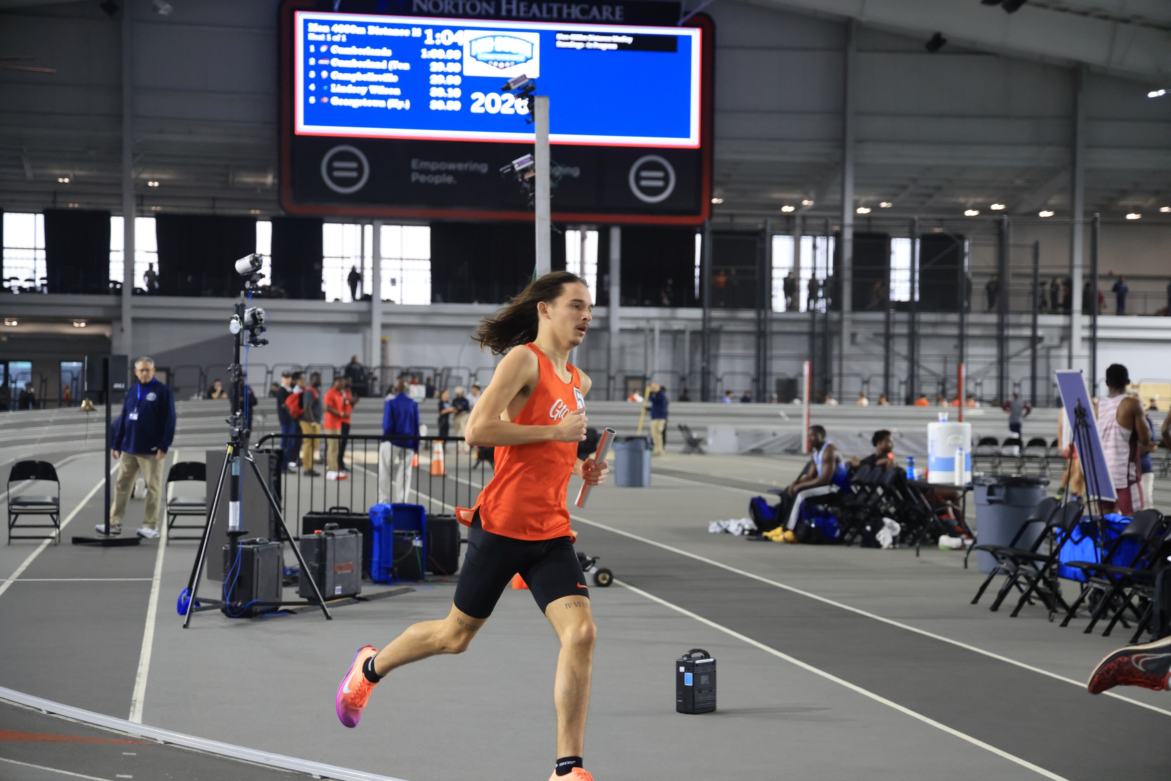 Rahbany Places Third in Long Jump at Blizzard Buster